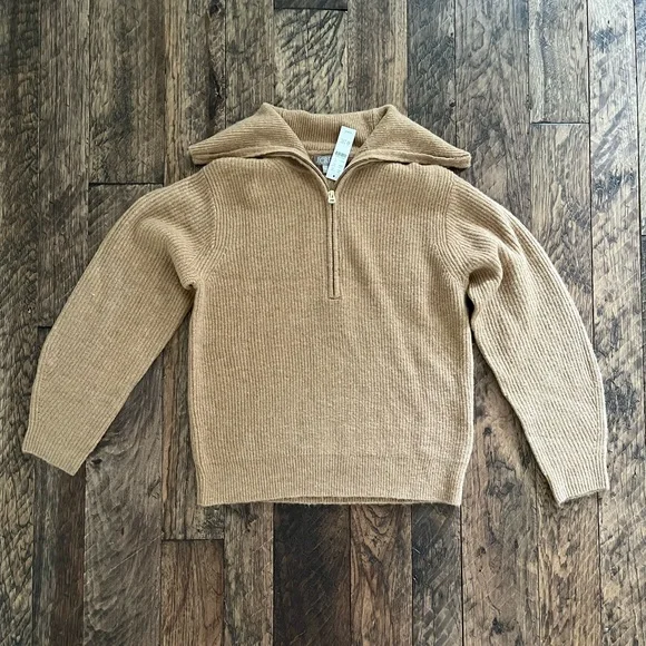 J Crew Half-zip stretch sweater - Picture 4 of 6